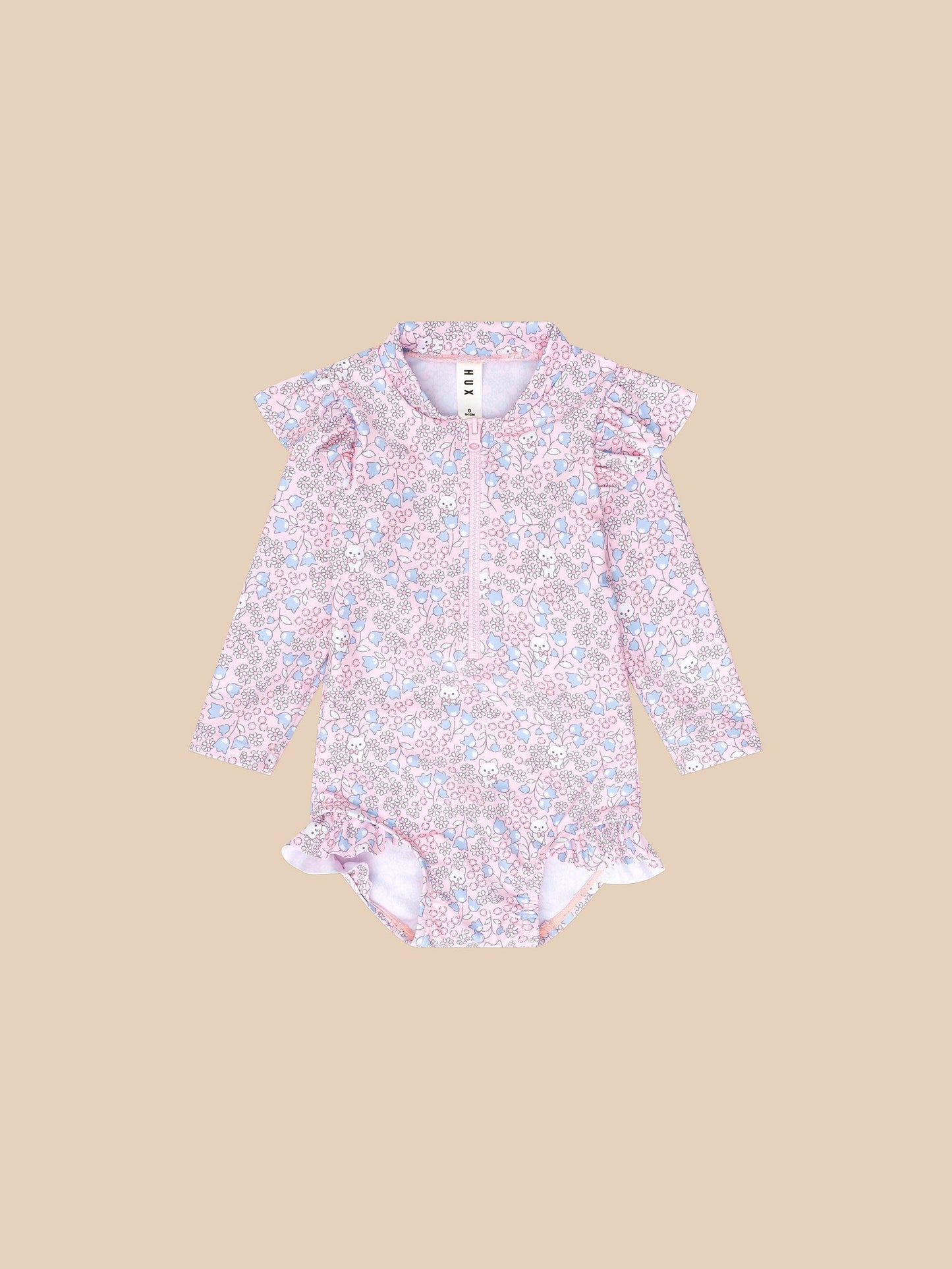 Blossom Bluebell Floral Zip Swin