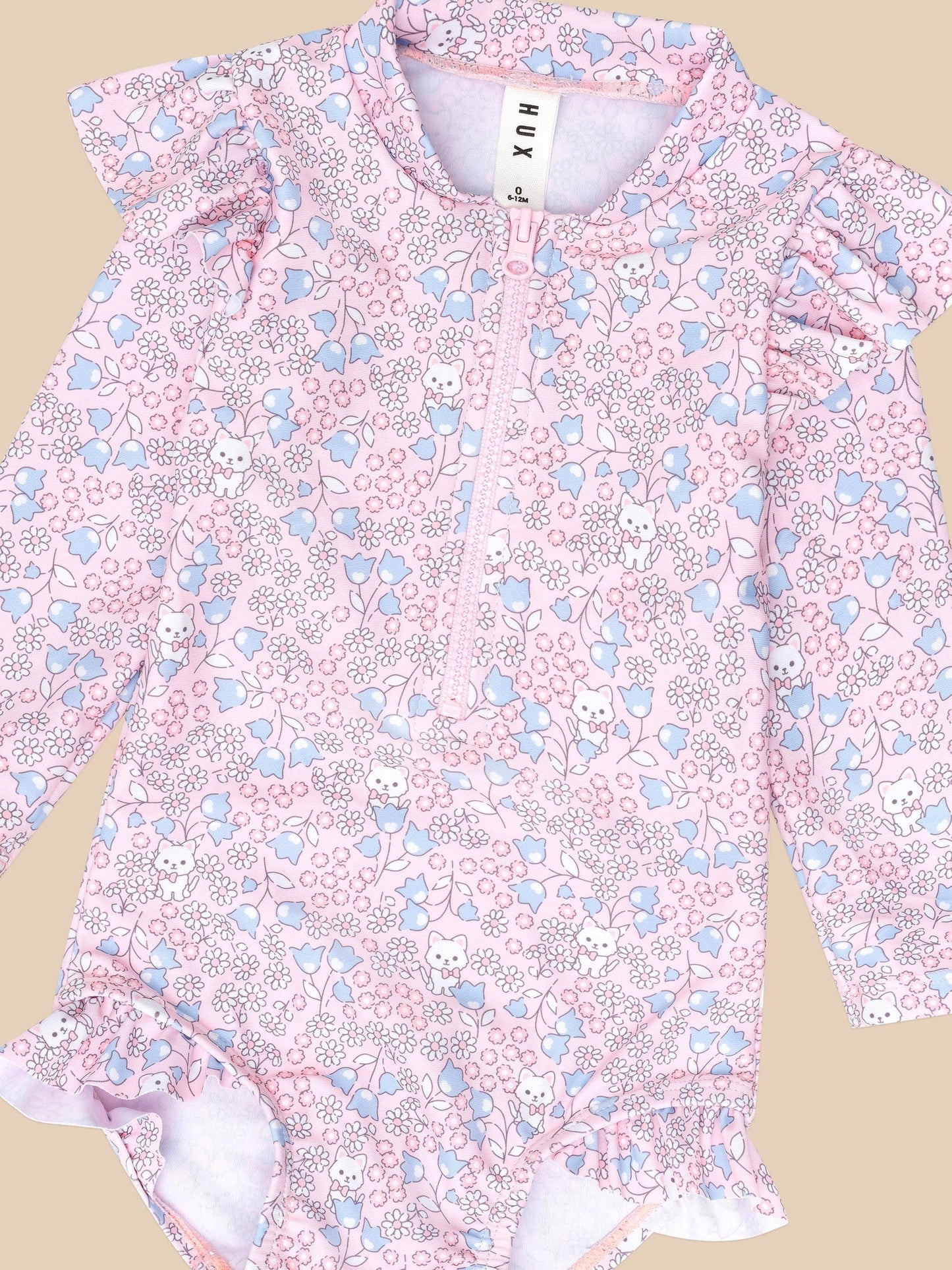 Blossom Bluebell Floral Zip Swin