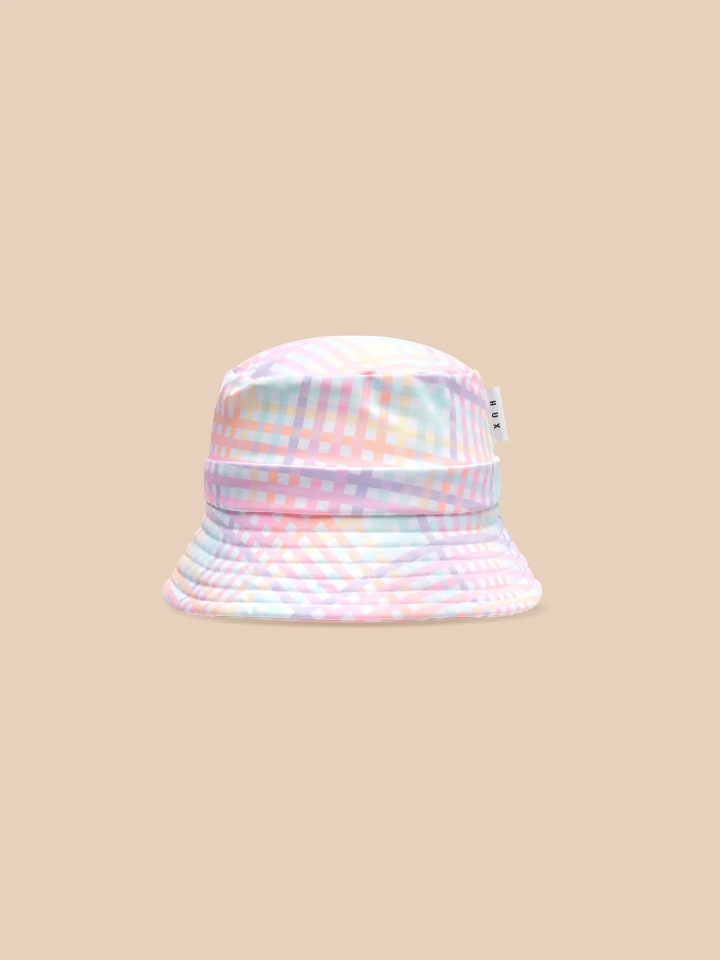 Rainbow Check Swin Hat