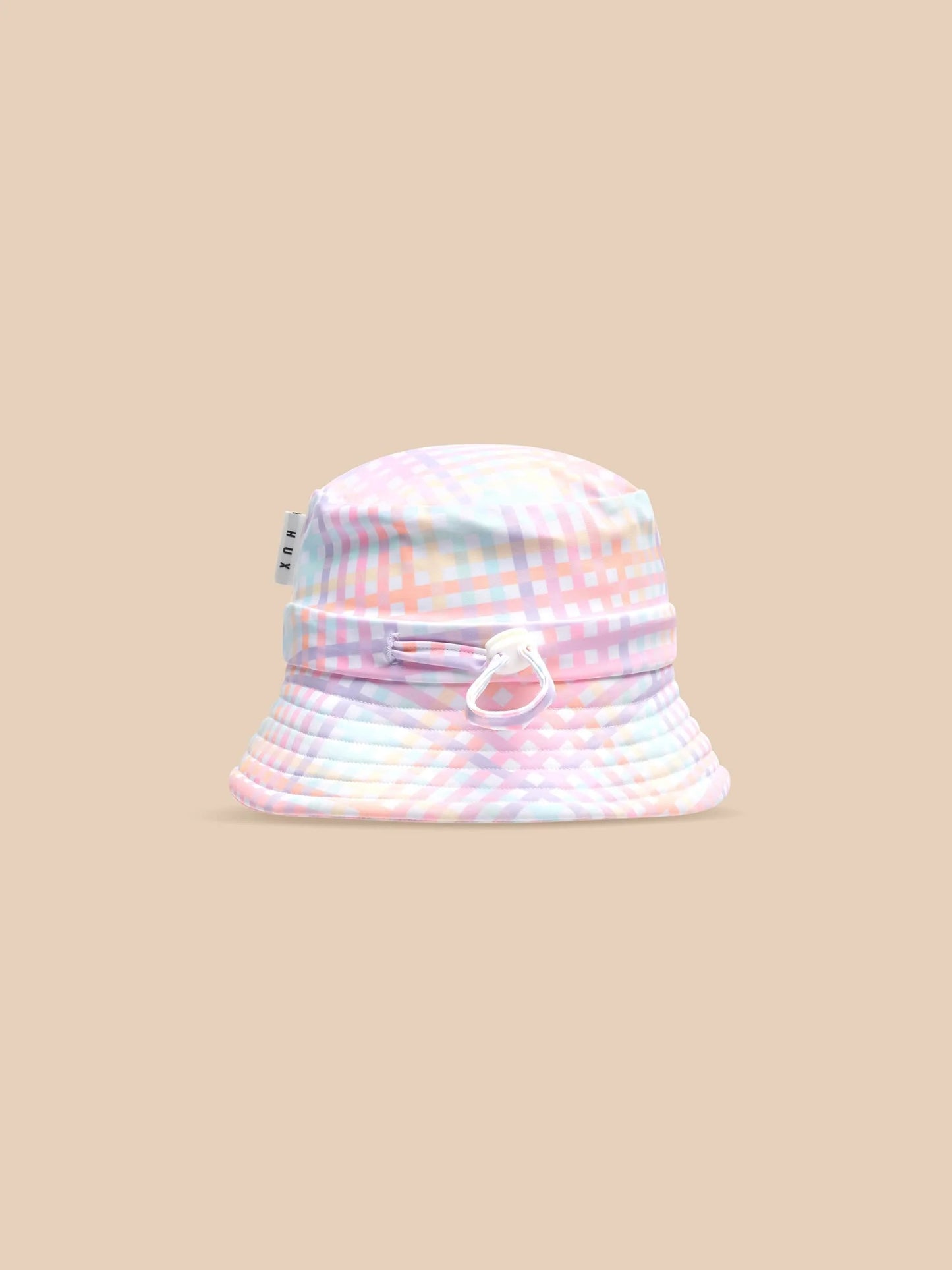 Rainbow Check Swin Hat