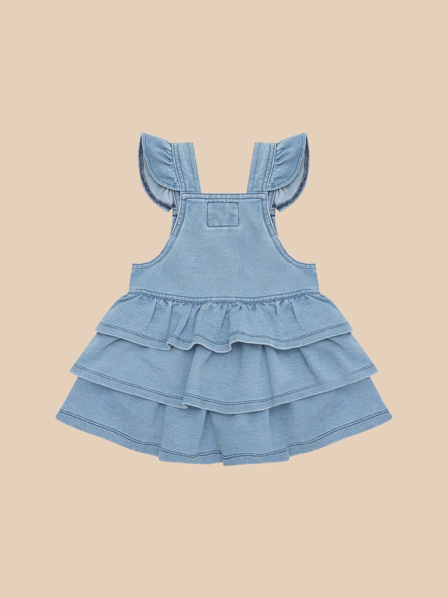 Huxbear Knit Frill Pinafore