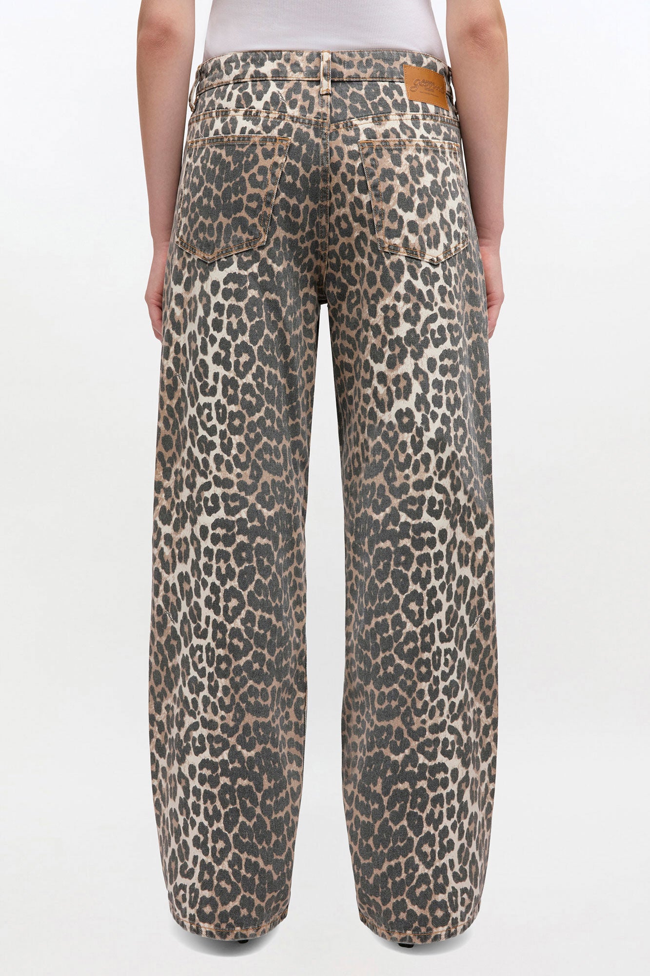 Leopard Print Denim Izey Pant