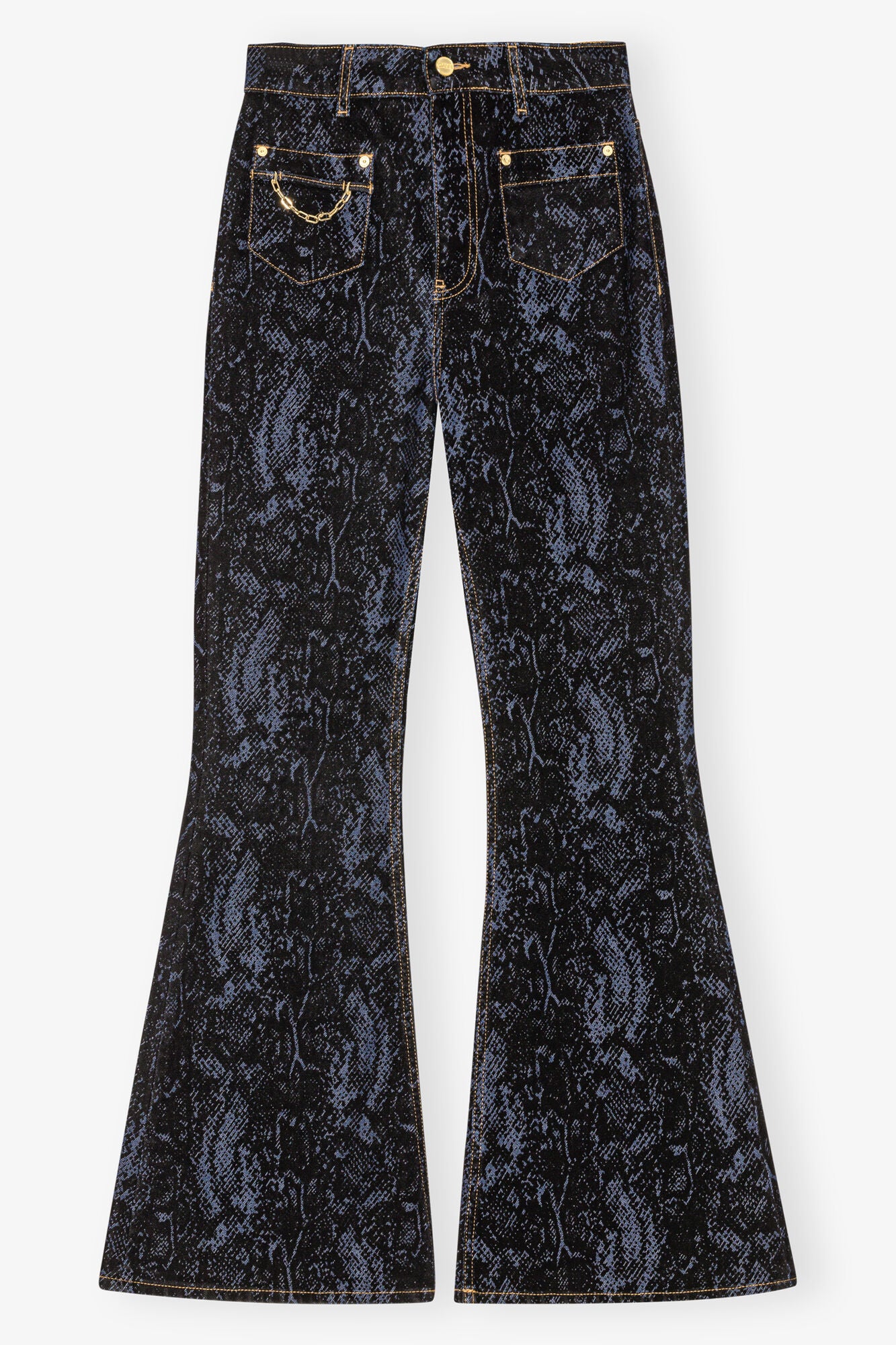 Snake Print Goddi Jeans