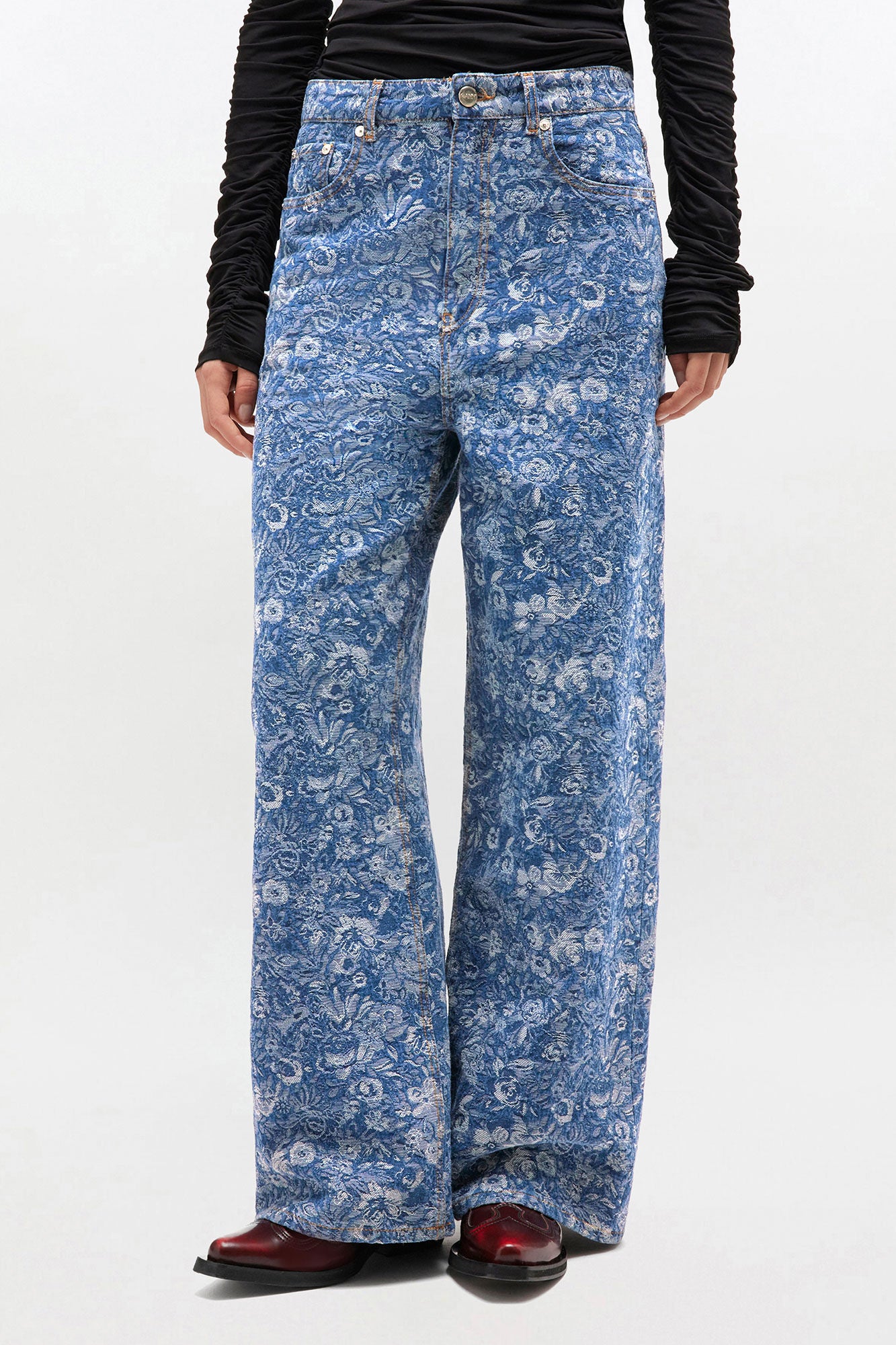 Tapestry Denim Baggy Jean