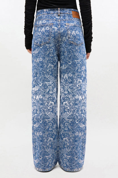 Tapestry Denim Baggy Jean