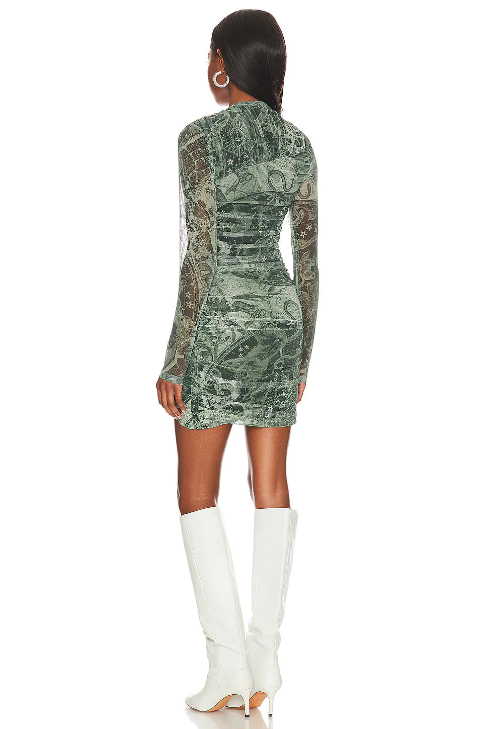 Augusta Astrology Print Mini Dress