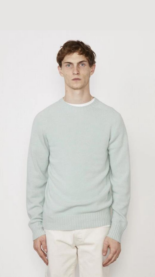 Seamless Cneck Italian Sweater