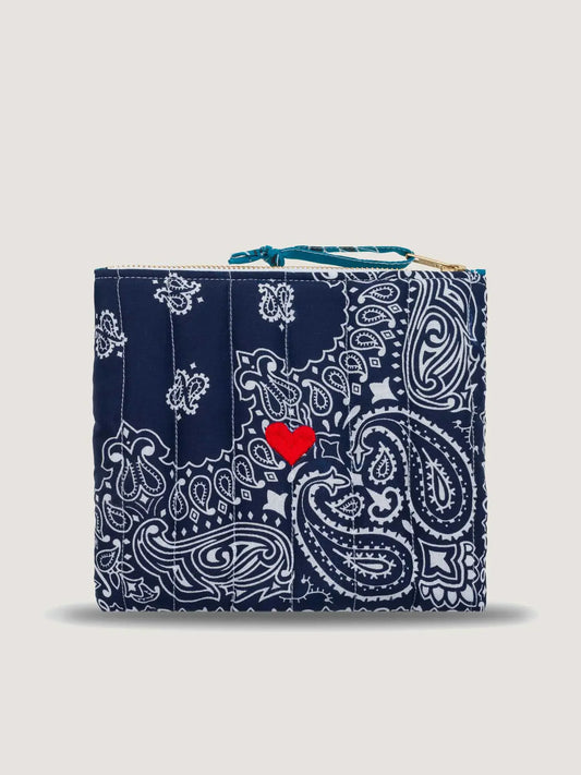 Mini Pochette Matelasse Coeur