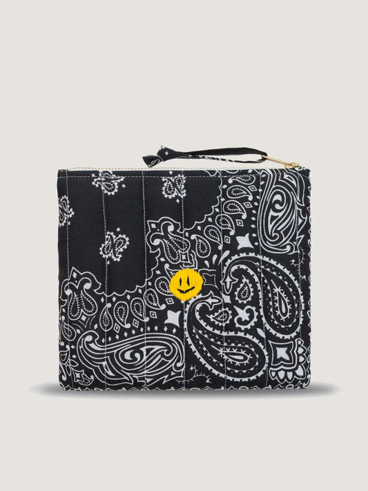 Mini Pochette Matelasse Happy Face