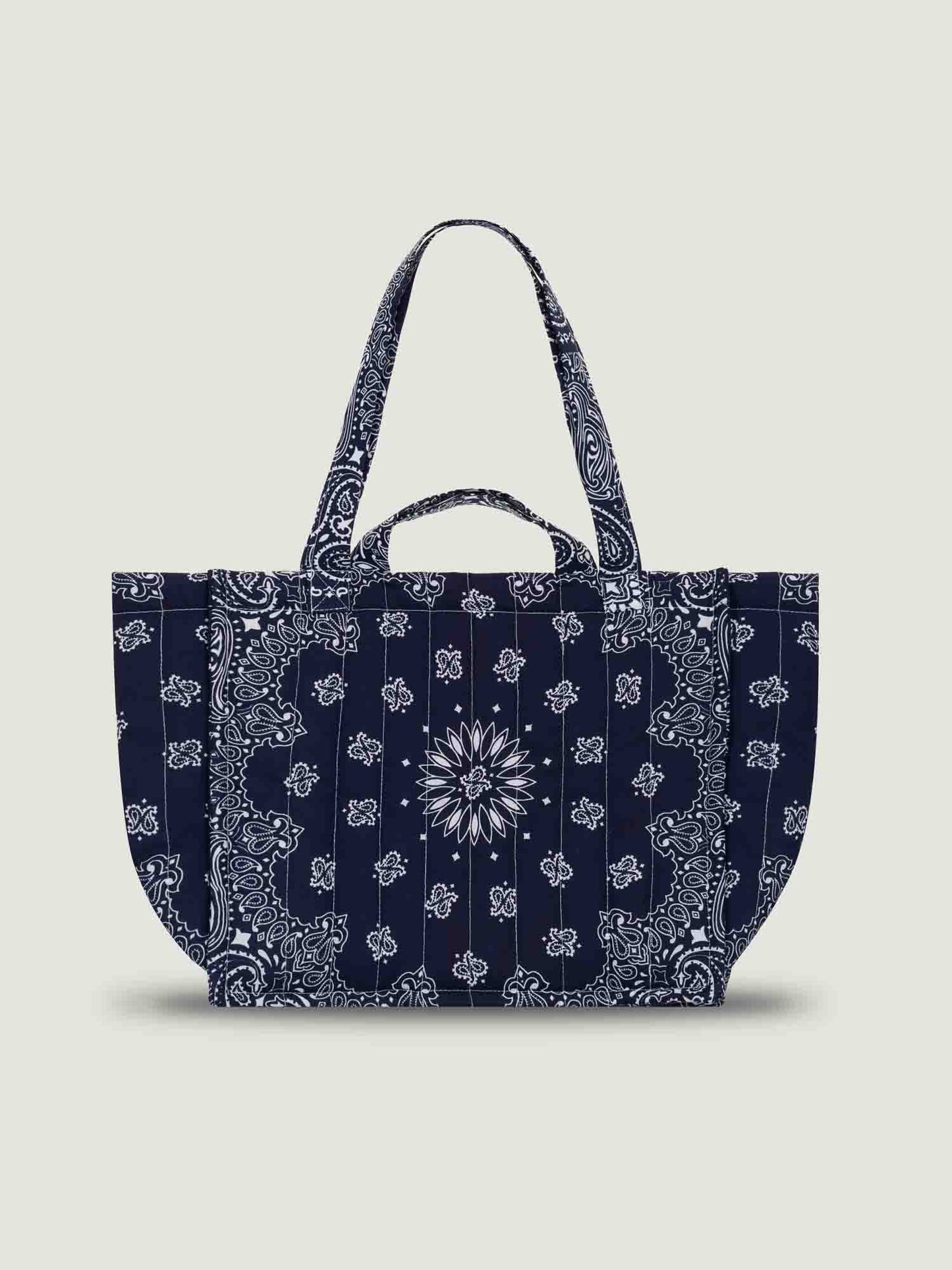 Moyen Cabas Matelassé Happy Face