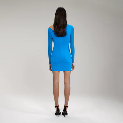One Shoulder Ruched Mini Dress