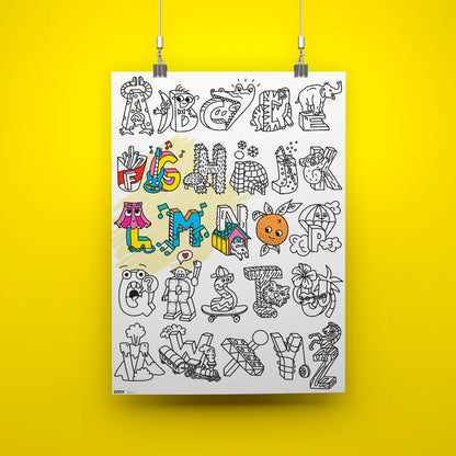 Póster gigante de ABC