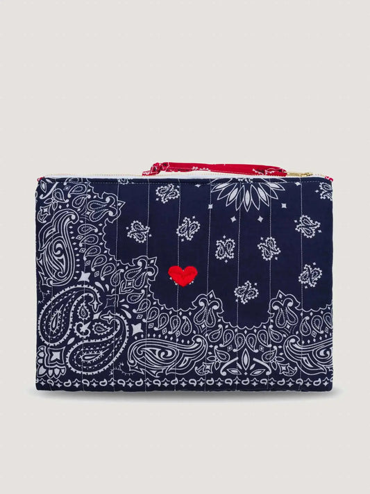 Pochette Zipp Coeur