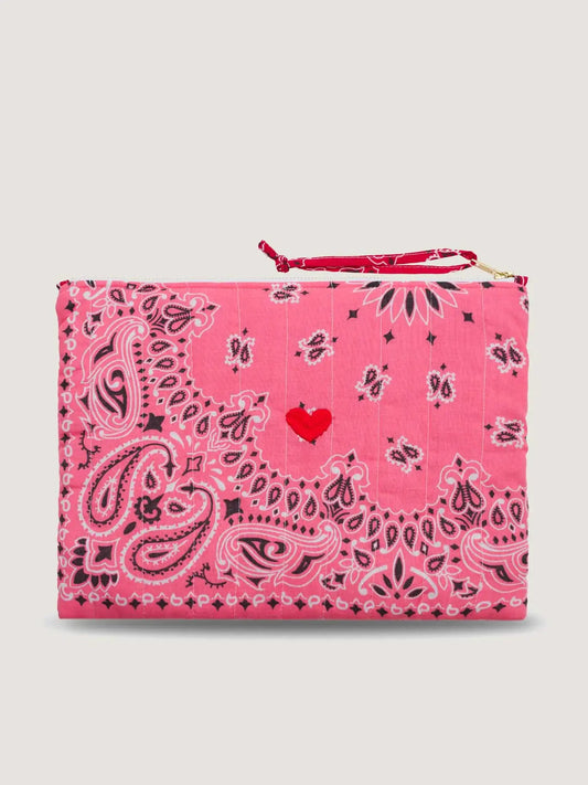 Pochette Zipp Coeur