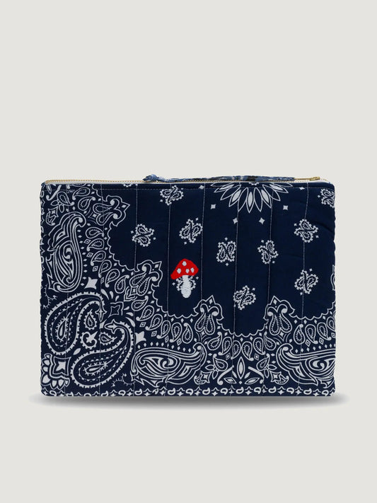 Pochette Zippée Matelassée Champignon