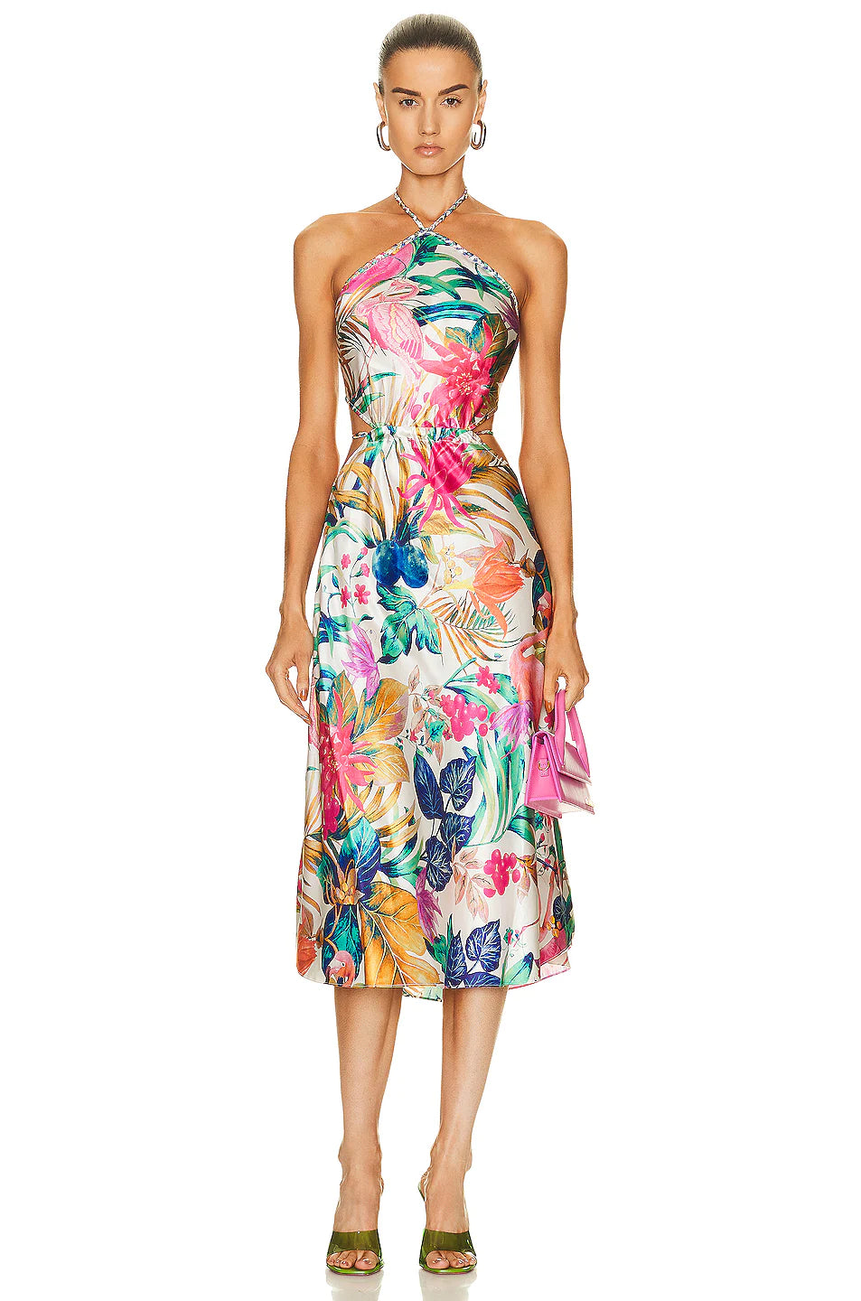 Tropical Zazu 1905 Midi Dress