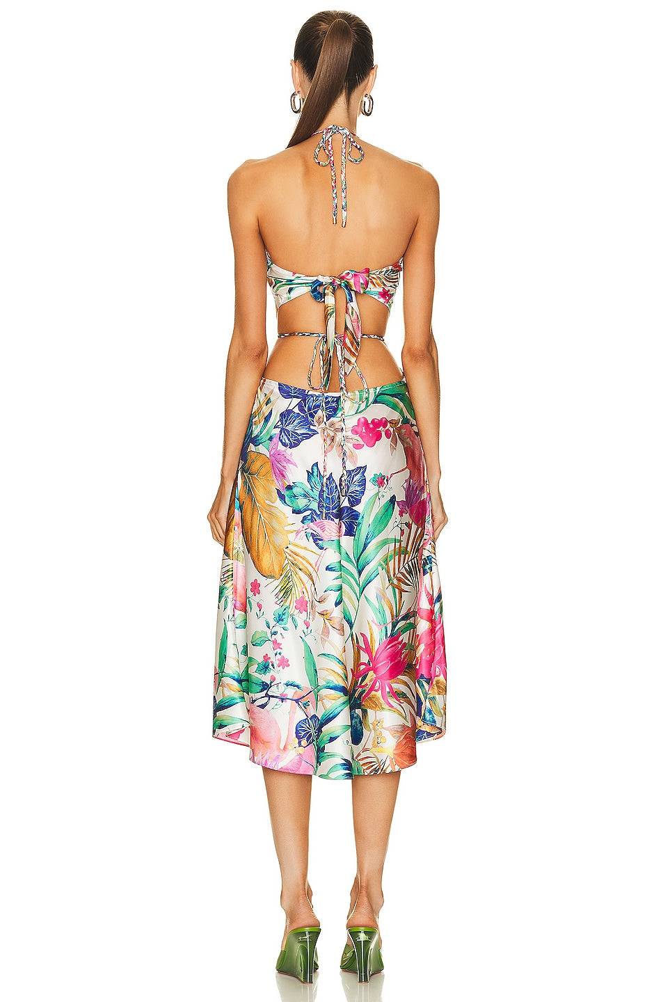 Tropical Zazu 1905 Midi Dress