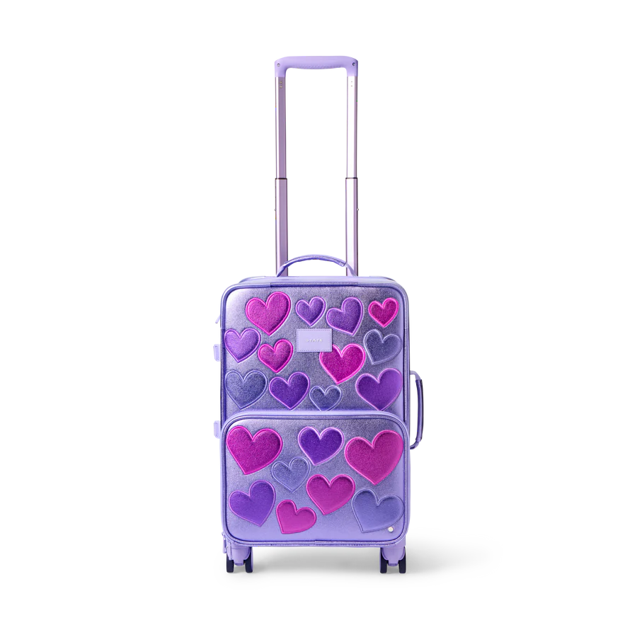 3D Heart Logan Carry-On Suitcase