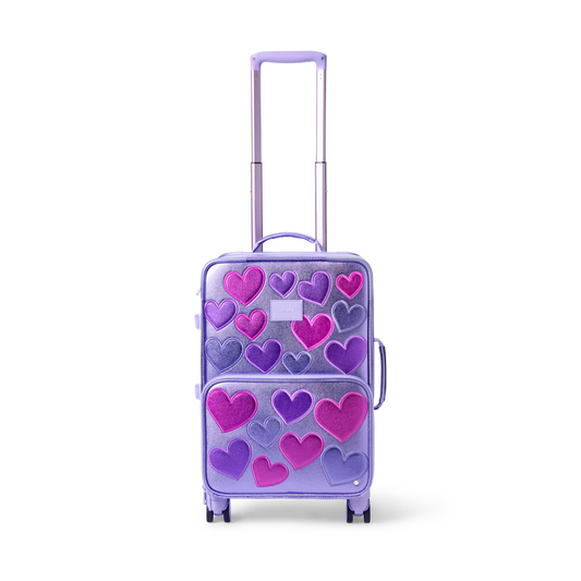 3D Heart Logan Carry-On Suitcase