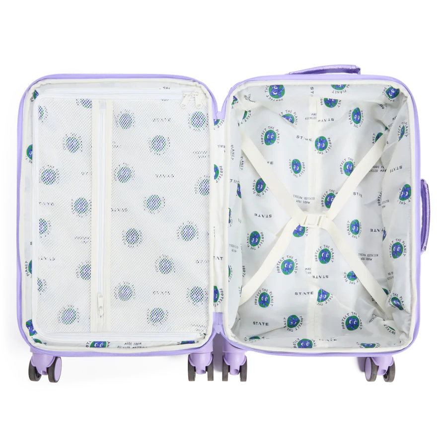 3D Heart Logan Carry-On Suitcase