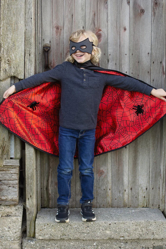 Spider/Bat Cape & Mask 55270