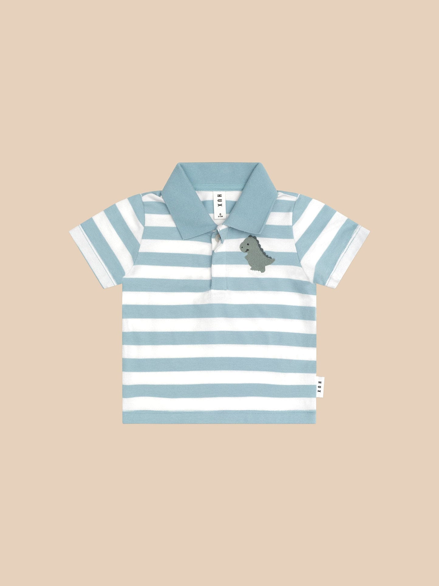 T-Rex Stripe Polo T-Shirt