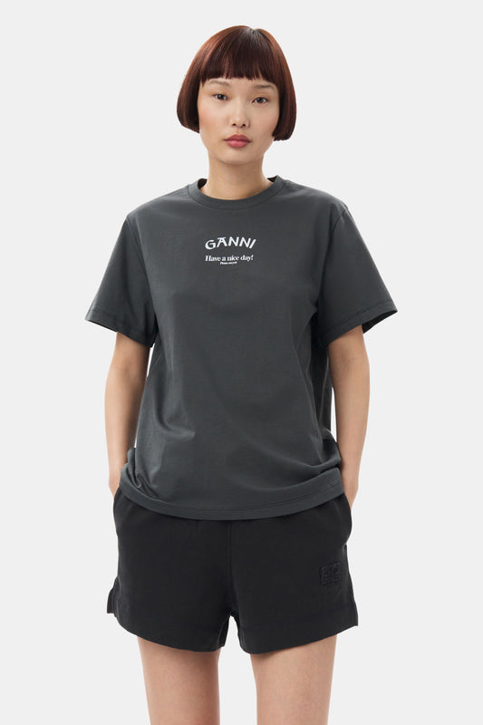 Basic Jersey Ganni T-Shirt