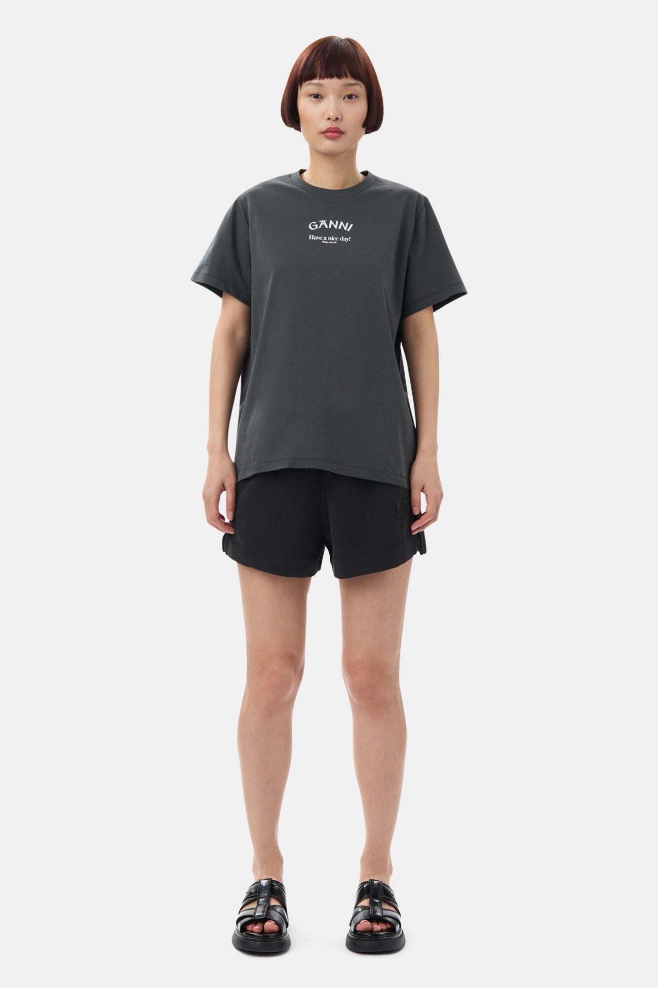 Basic Jersey Ganni T-Shirt