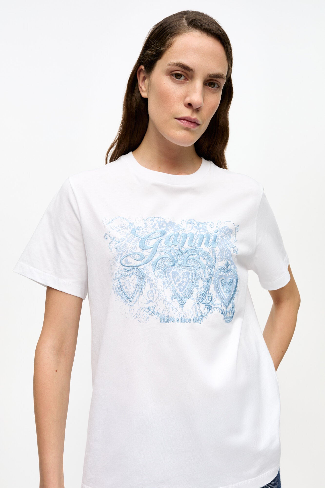 Basic Jersey Tattoo Lace T-Shirt