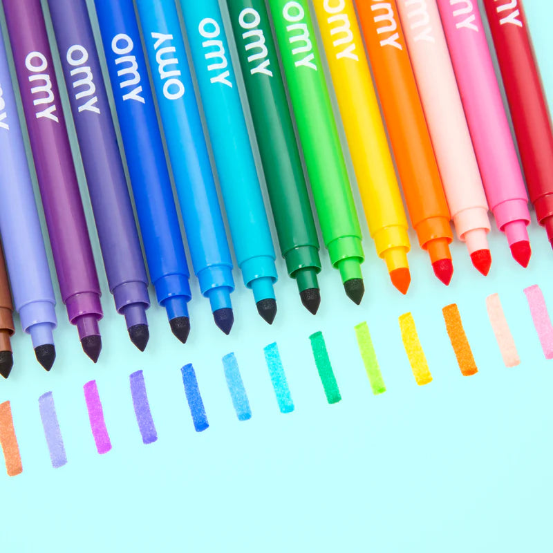 Set Of 16 Ultra Washable Markers