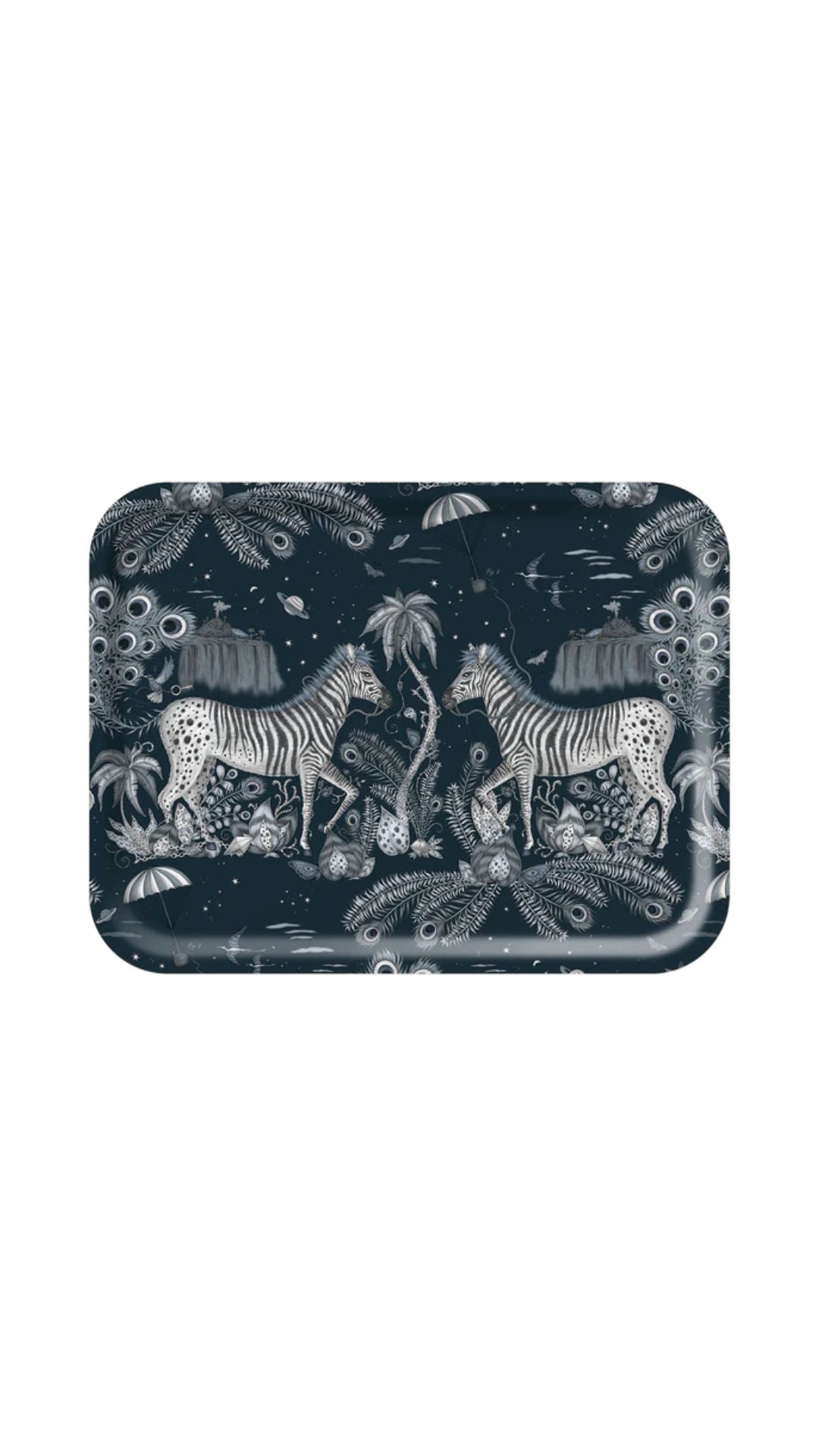 Lost World/Navy Emma Tray 43/33cm