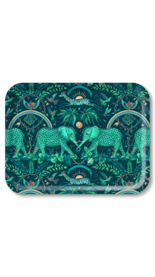 Zambezi/Teal Emma Tray 43/33 Cm