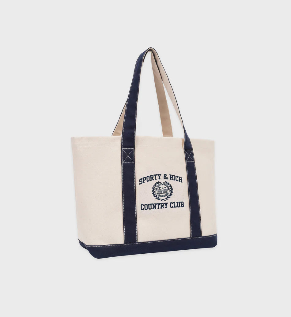 Varsity Crest Two Tone Tote Bag