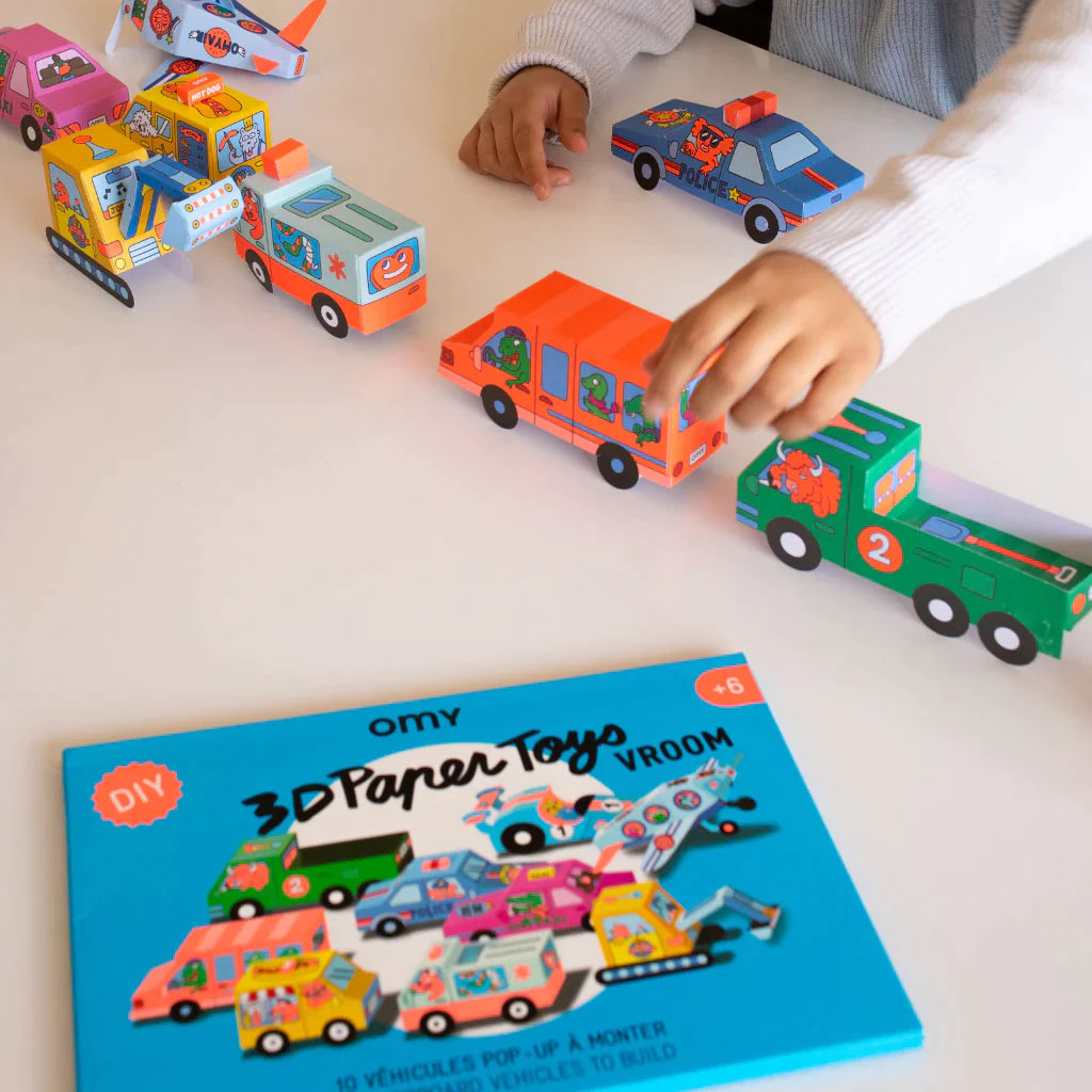 Vehicles 3d Paper Toys