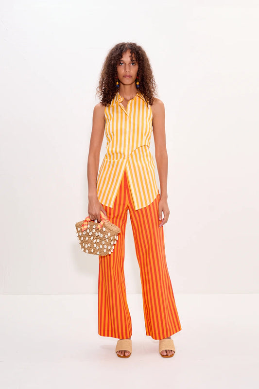 Loch Sleeveless Poplin Top