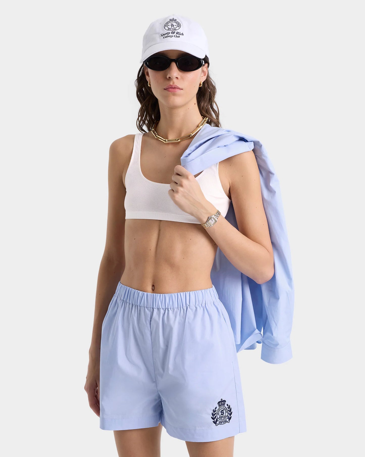 H&W Crest Poplin Short