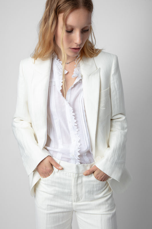 Vow Tailleur Lin Blazer