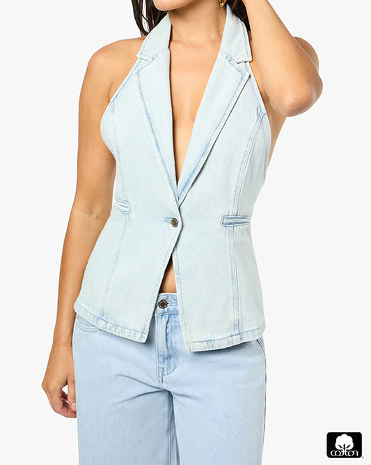 Light Denim Vest