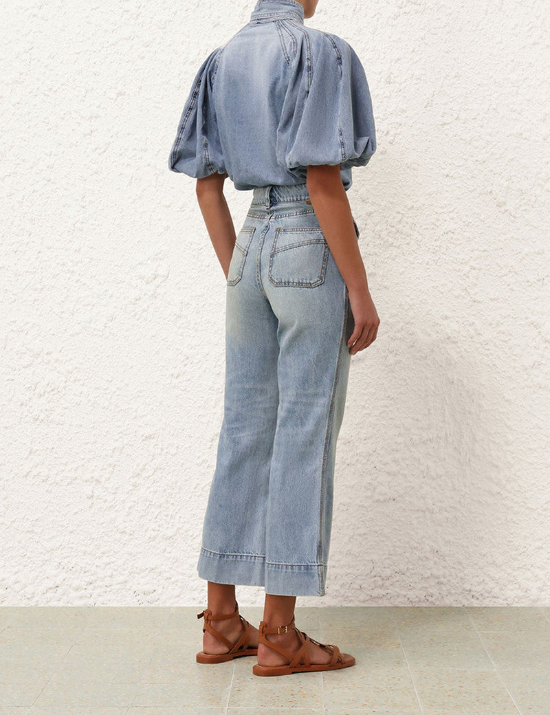 Cropped Flare Jean