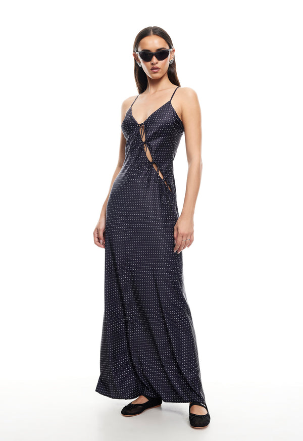 Polka About a Girl Maxi Dress