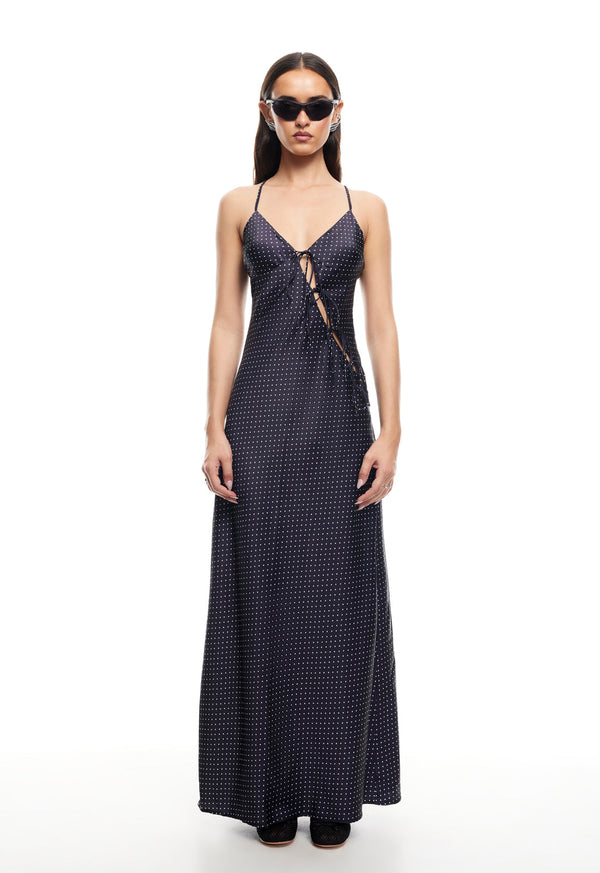 Polka About a Girl Maxi Dress