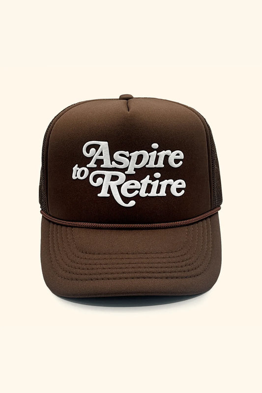 Aspire to Retire Script Hat