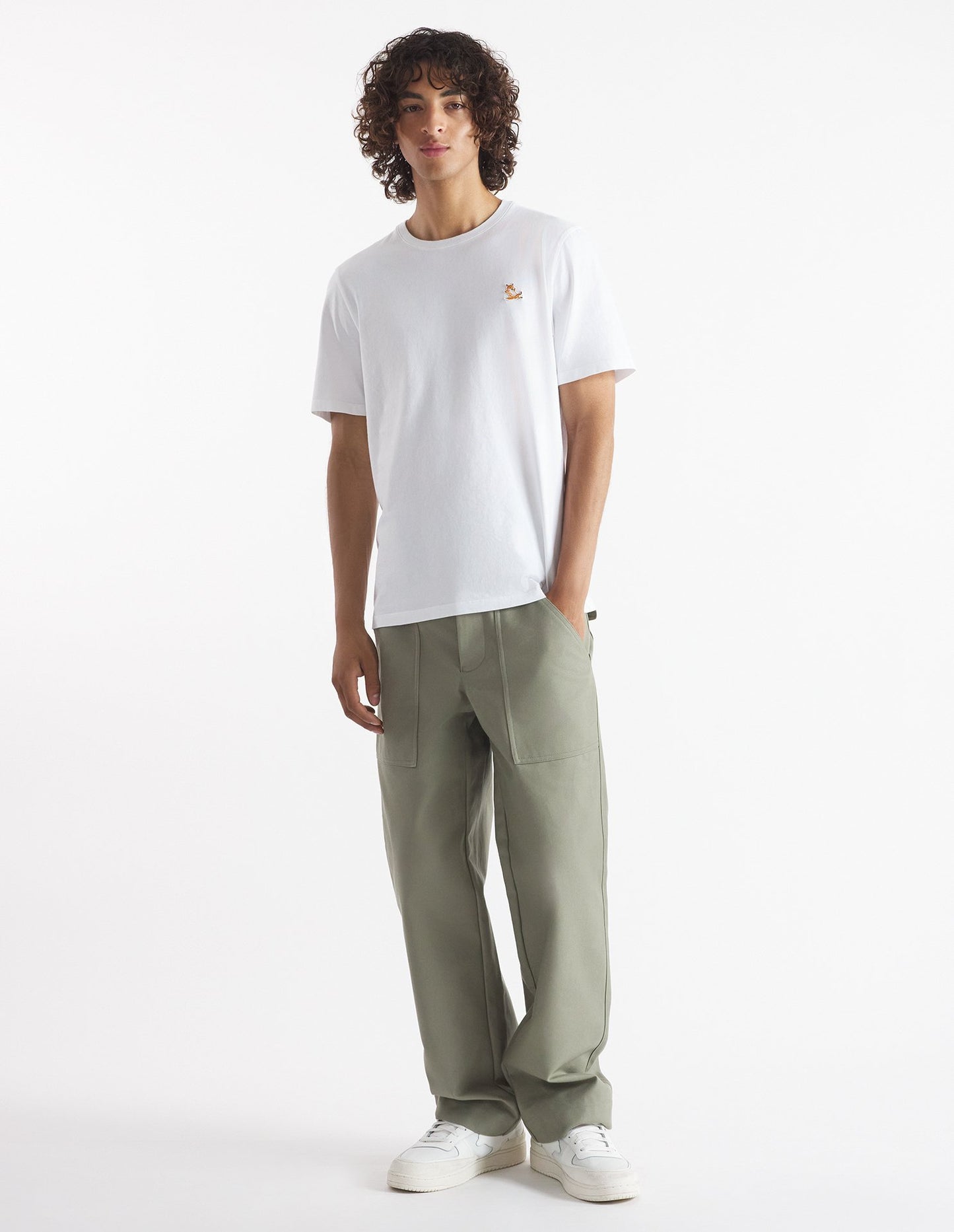 Chillax Fox Patch Regular T-Shirt