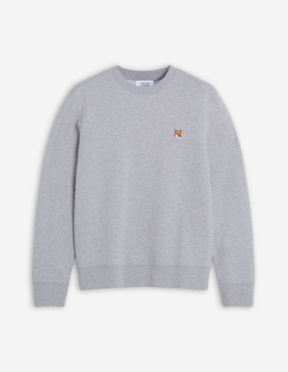 Sudadera con parche de cabeza de zorro