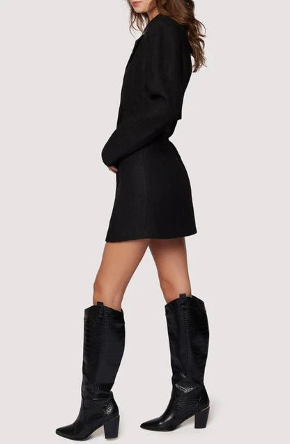 Minivestido tipo blazer Alessia