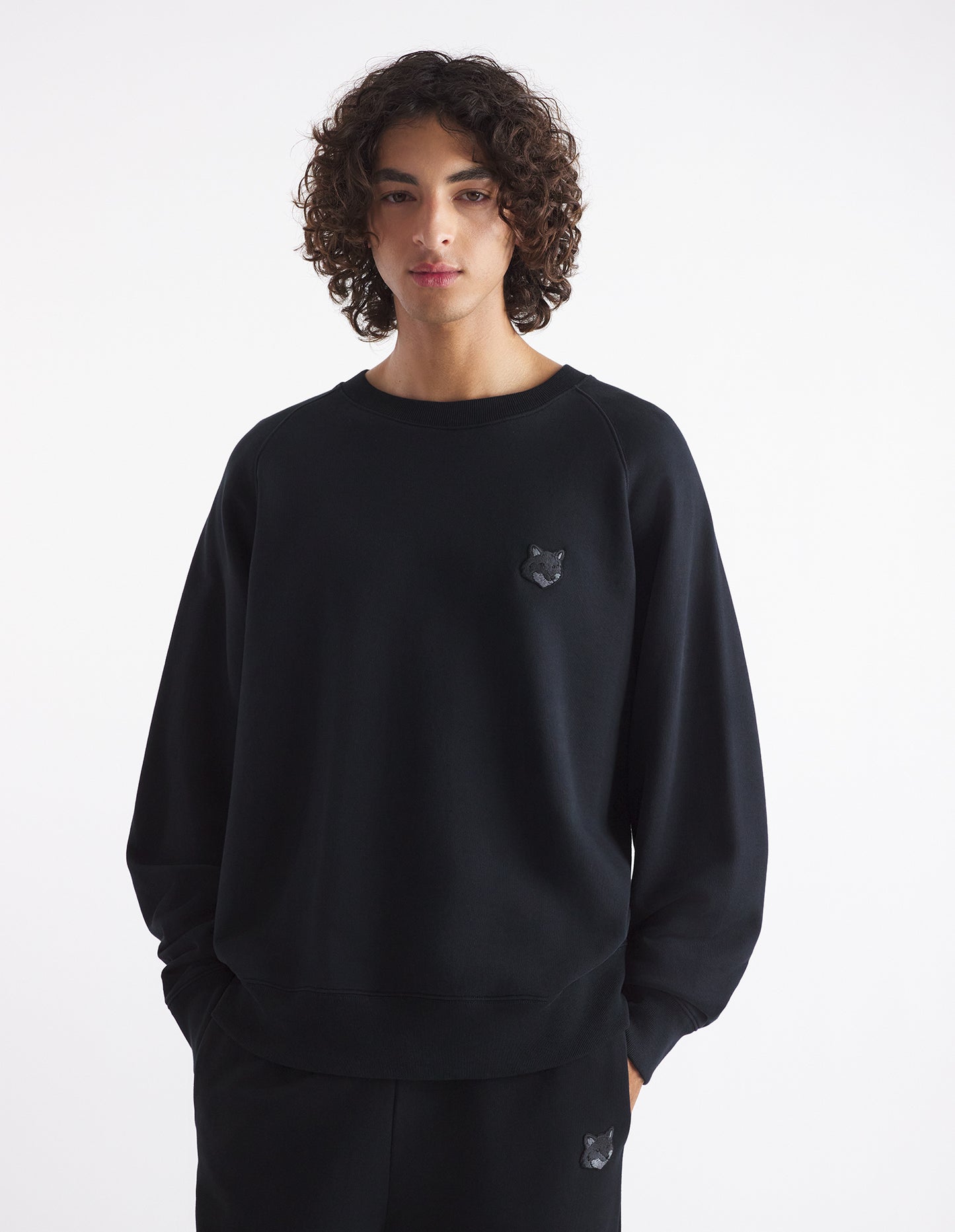 Bold Fox Head Patch Sweatshirt