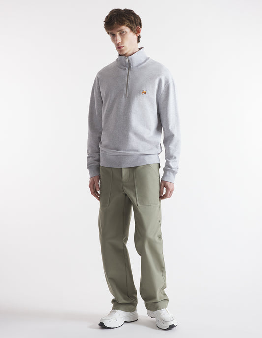 Fox Head Patch Comfort Half Zip Sweatshirt