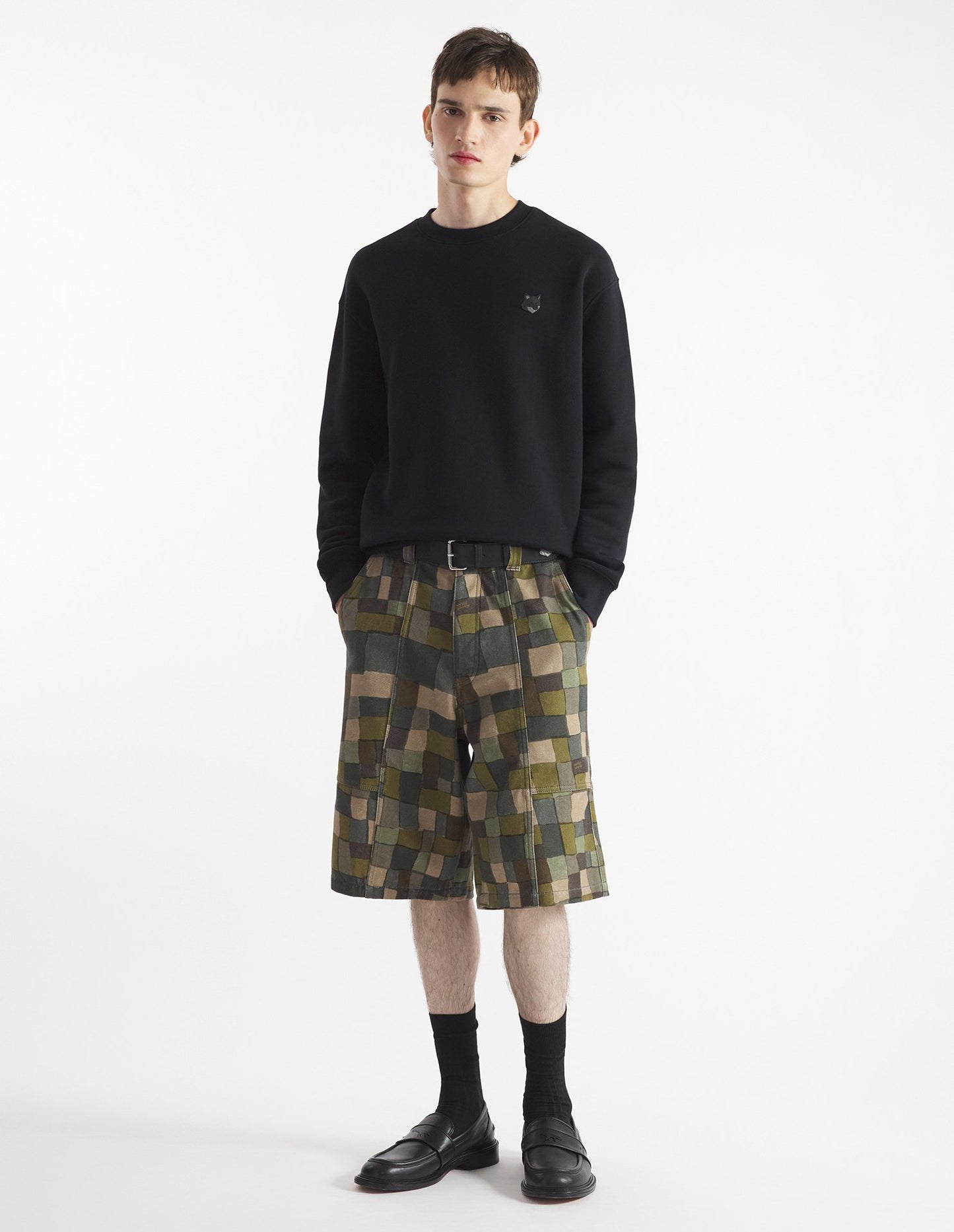 Bold Fox Head Patch Comfort Sweatshirt