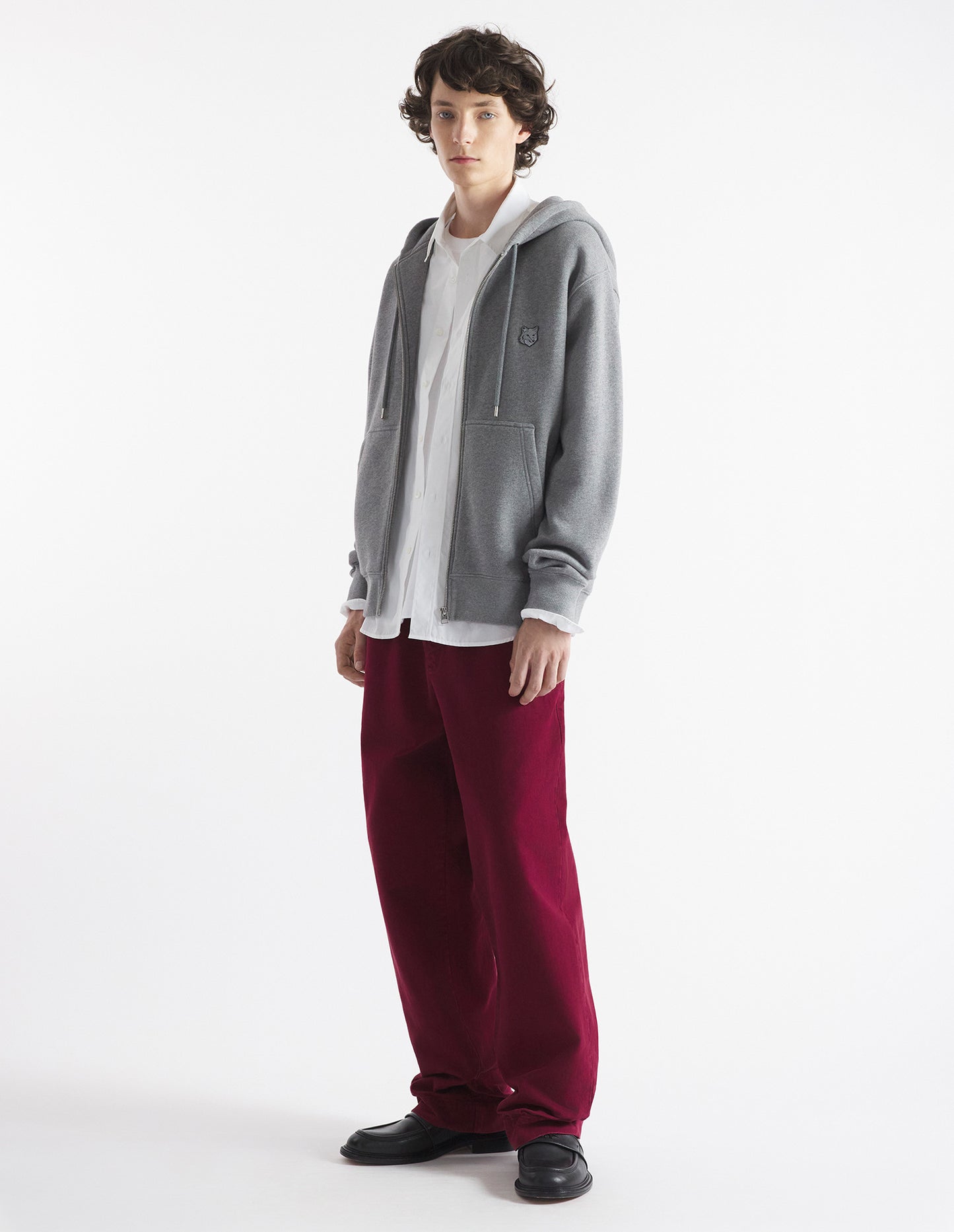 Bold Fox Head Zipped Hoodie