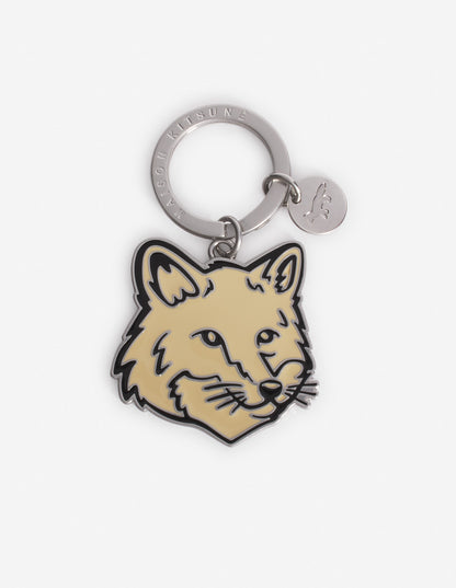 Bold Fox Head Keyring